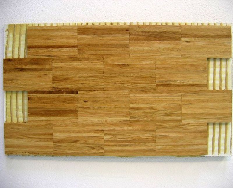 Pokládání dřevěné podlahy Mozaika Dub IV Kantovka Anglický Vzor