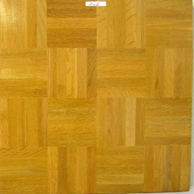 Pokládání dřevěné podlahy Mozaika Dub Natur Šachovnice